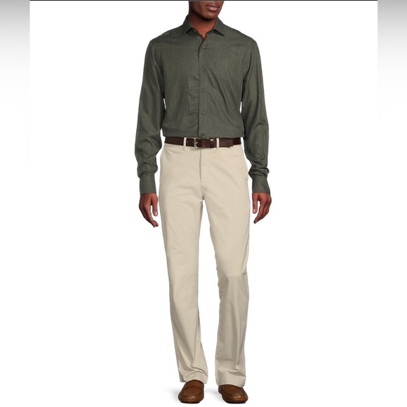 Cremieux Madison Fit Comfort Stretch Pants Off White Cream Men’s Size 36x32 - Picture 3 of 16